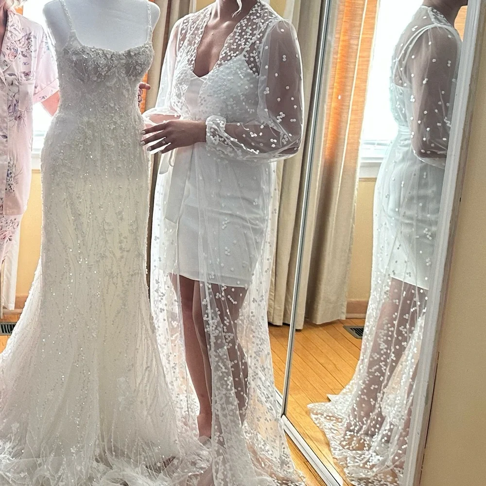 👰🏼‍♀️ Bride Getting Ready Robe - Picture 2 of 4